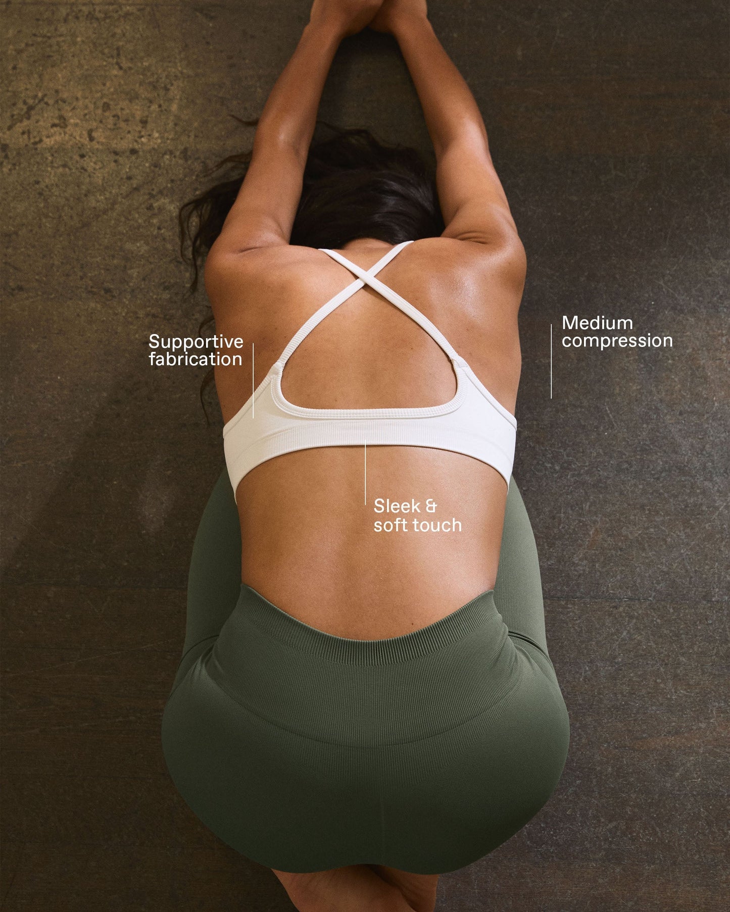 Classic Seamless Cross Back Bra